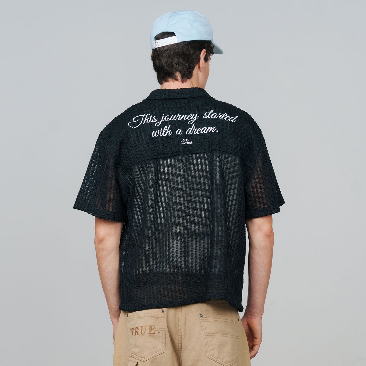 FRESH BUTTON UP SHIRT - BLACK