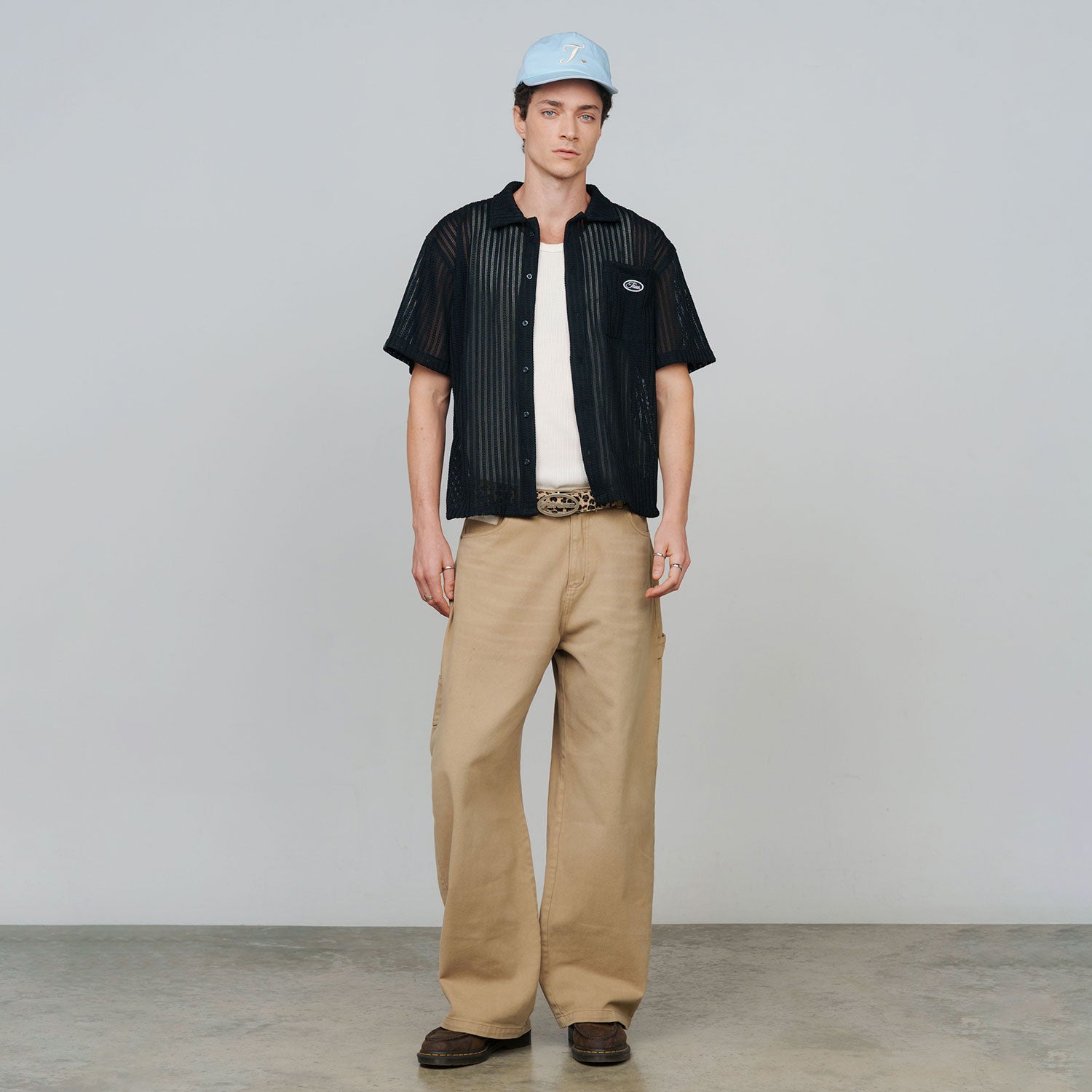 FRESH BUTTON UP SHIRT - BLACK