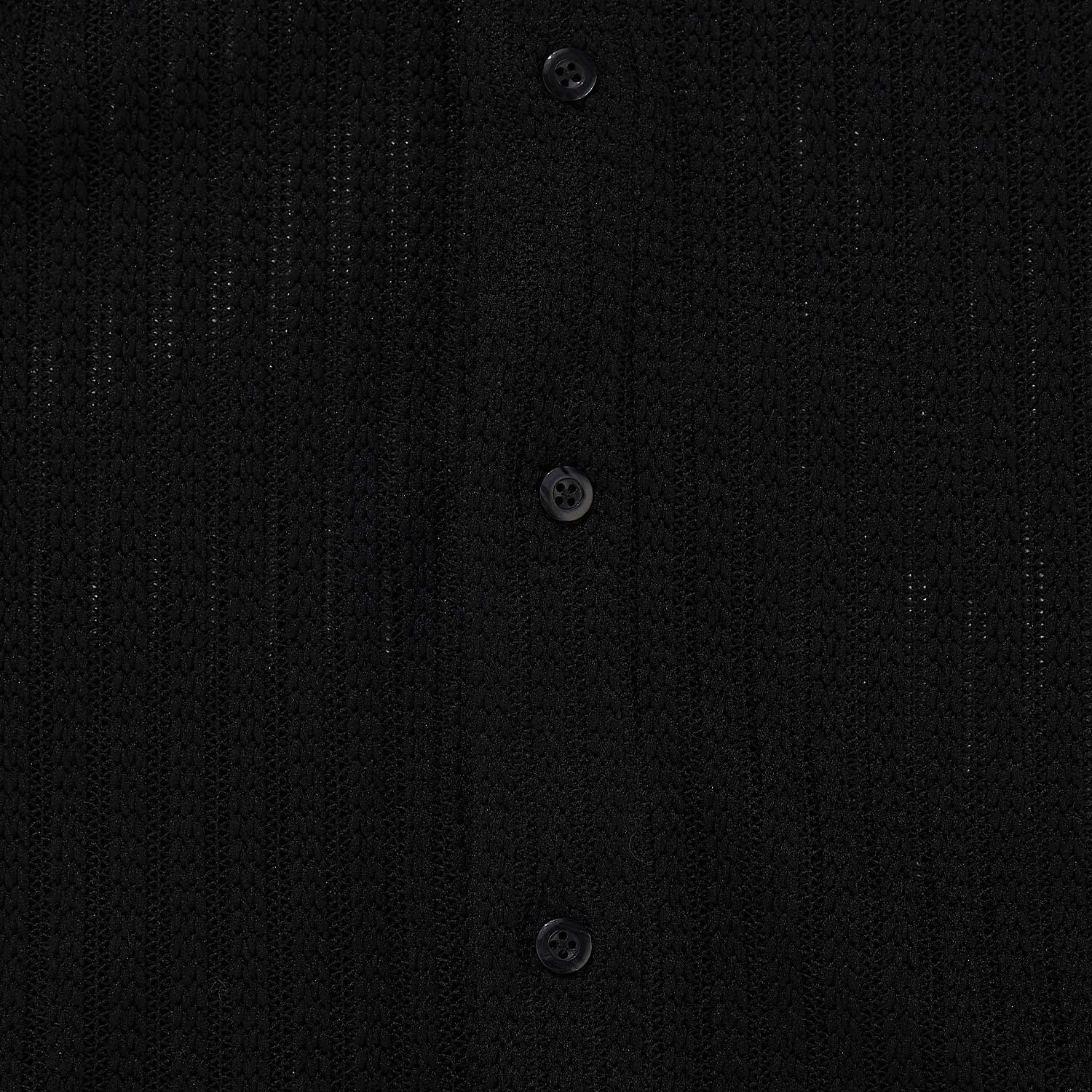 FRESH BUTTON UP SHIRT - BLACK