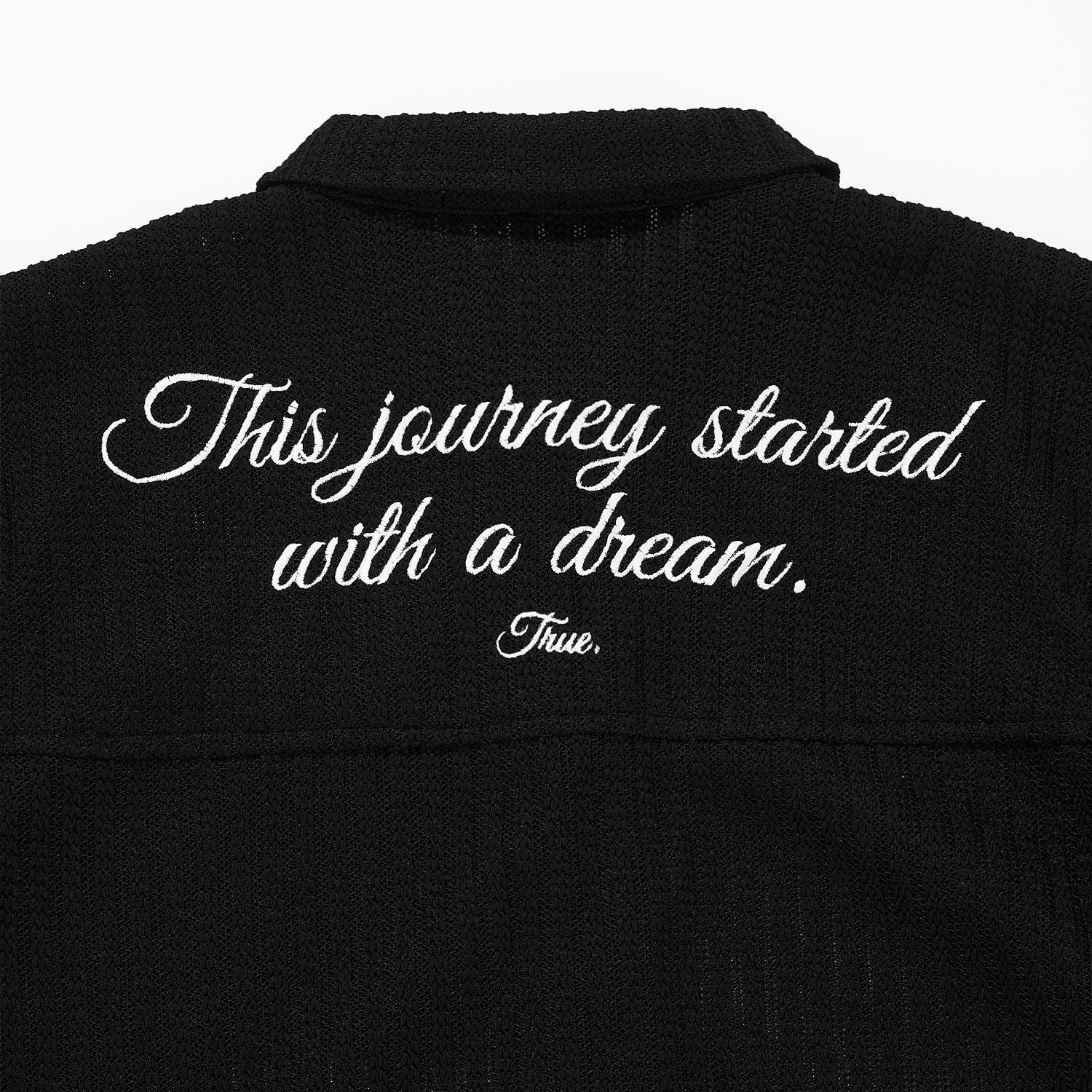 FRESH BUTTON UP SHIRT - BLACK