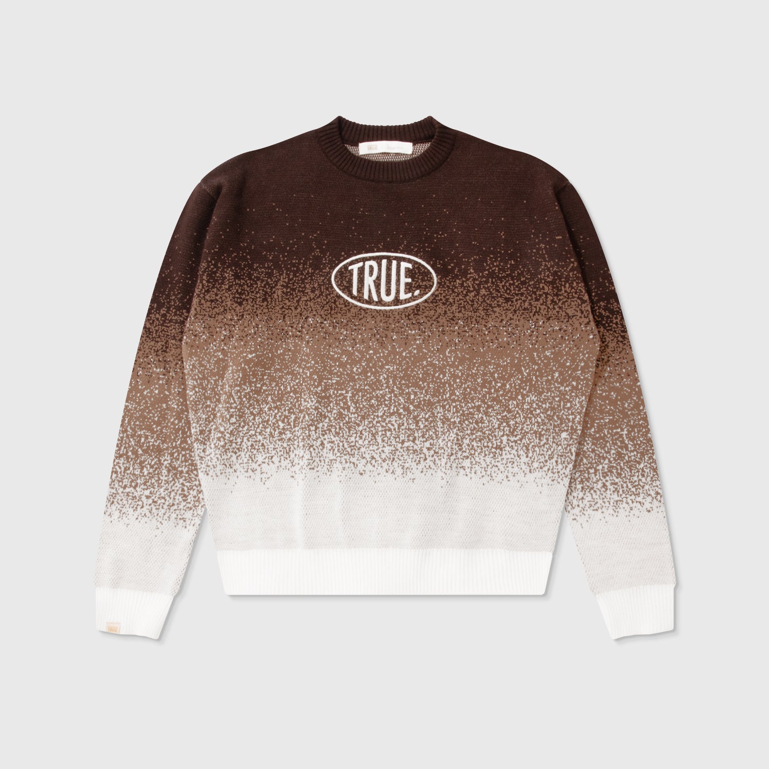 GRADIENT KNITTED PULLOVER - CREAM