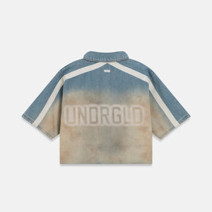 HOLY STATE UNDRGLD DENIM SHIRT - SAND BLUE