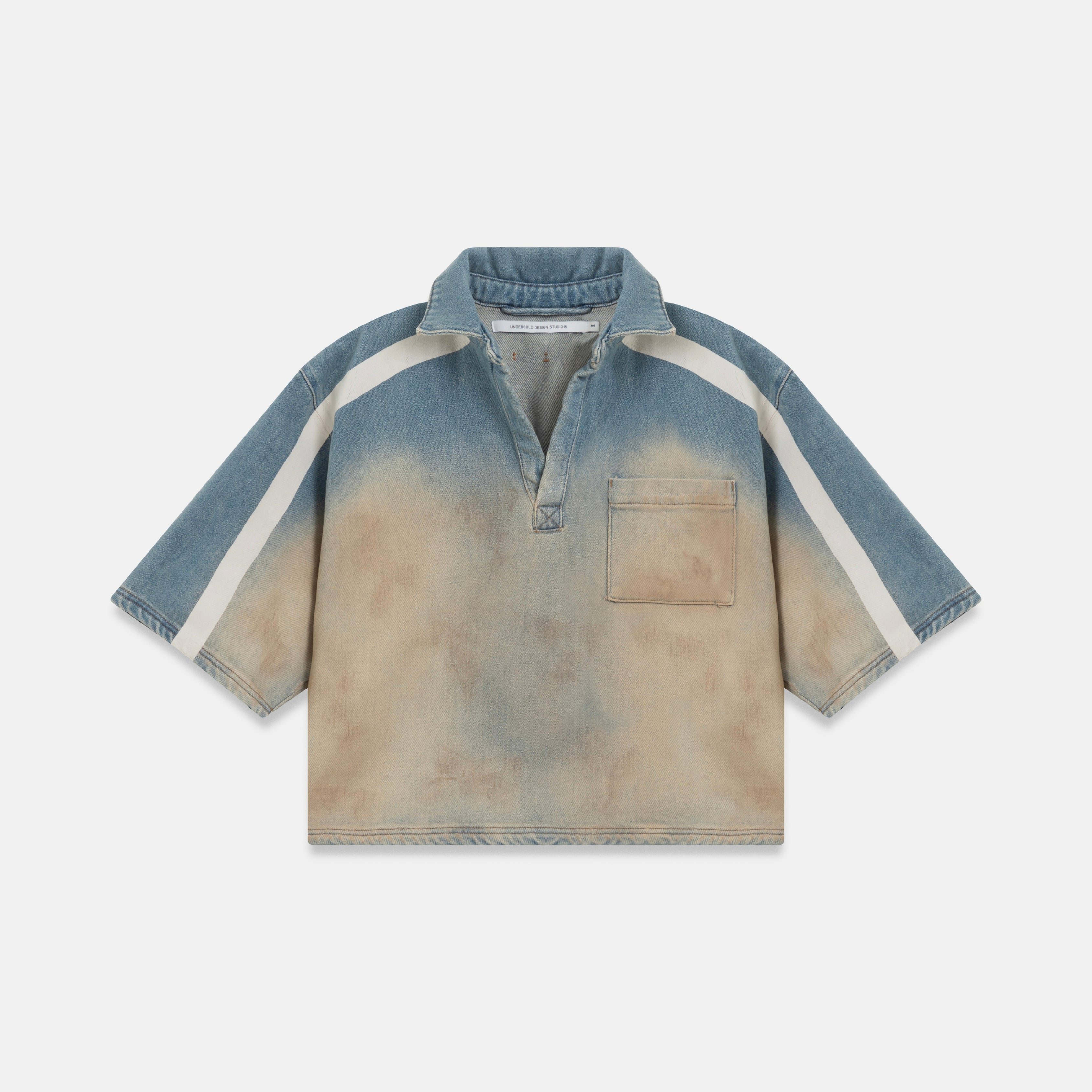 HOLY STATE UNDRGLD DENIM SHIRT - SAND BLUE