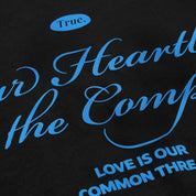 HEARTBEAT OVERSIZED T-SHIRT - BLACK