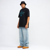 HEARTBEAT OVERSIZED T-SHIRT - BLACK