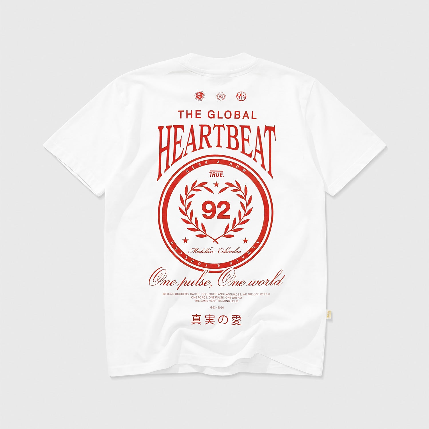 HEARTBEAT T-SHIRT - WHITE