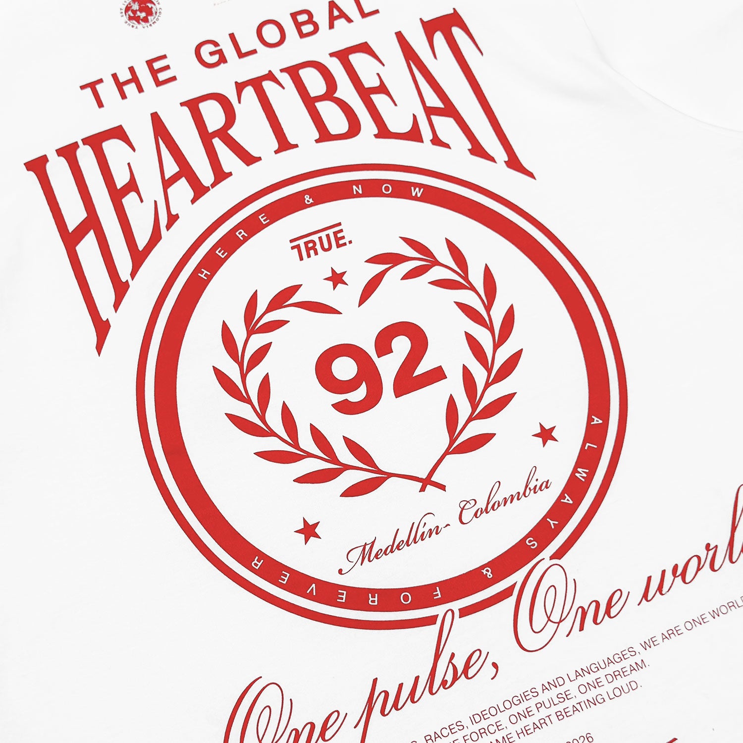 HEARTBEAT T-SHIRT - WHITE