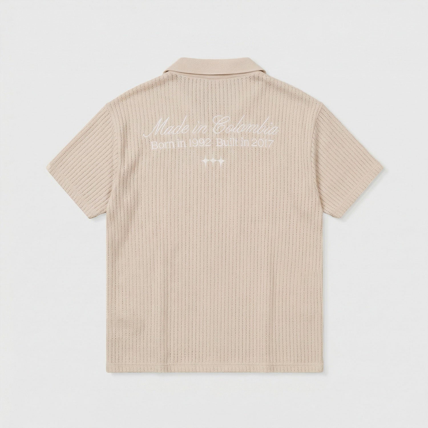 KNIT RESORT POLO - CAMEL