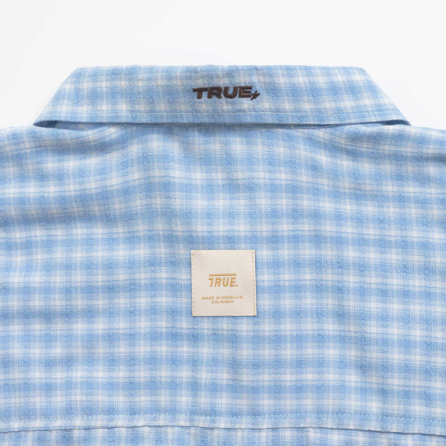 INTUITION BUTTON UP SHIRT - BABY BLUE