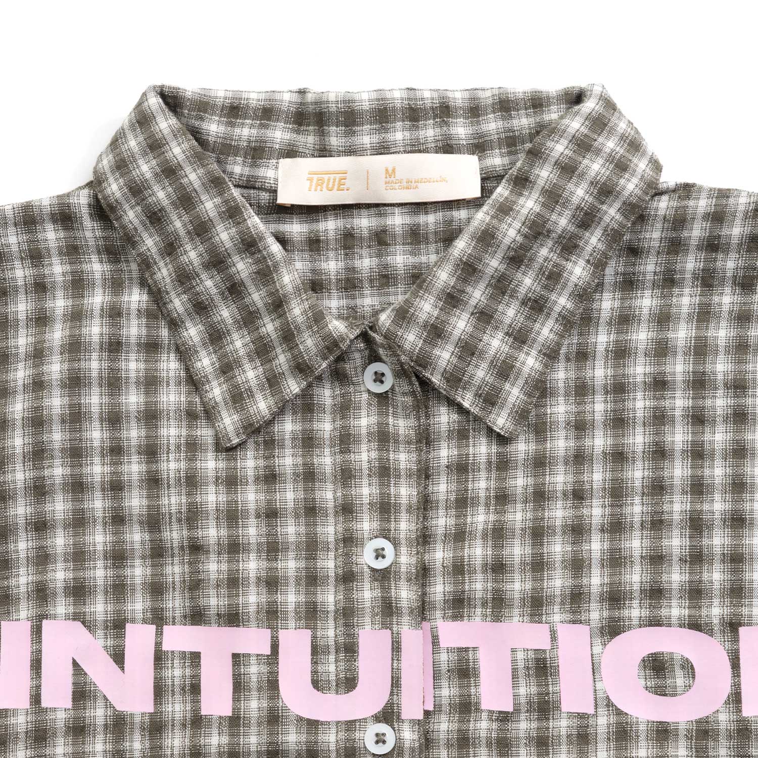 INTUITION BUTTON UP SHIRT - GREEN