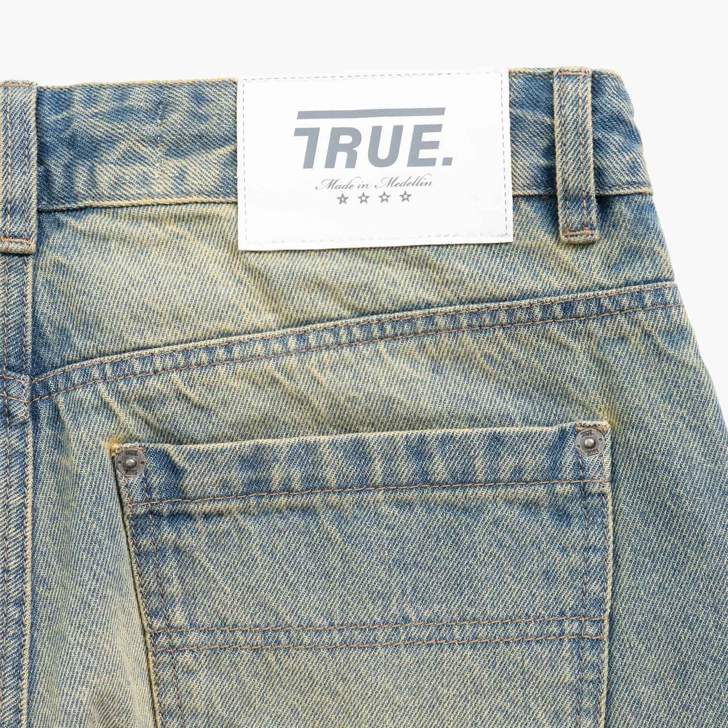 INTUITION DENIM PANT - BLUE