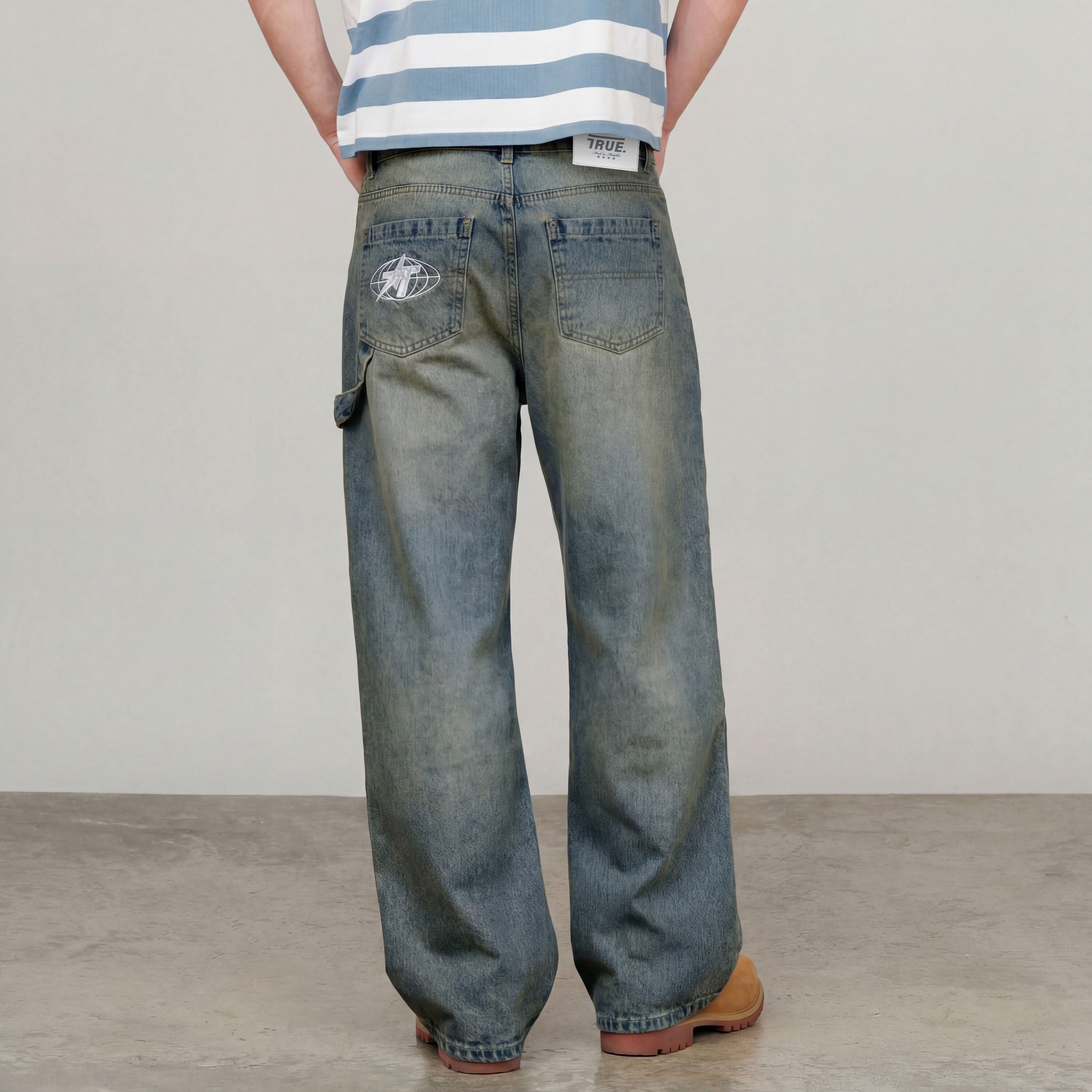 INTUITION DENIM PANT - BLUE