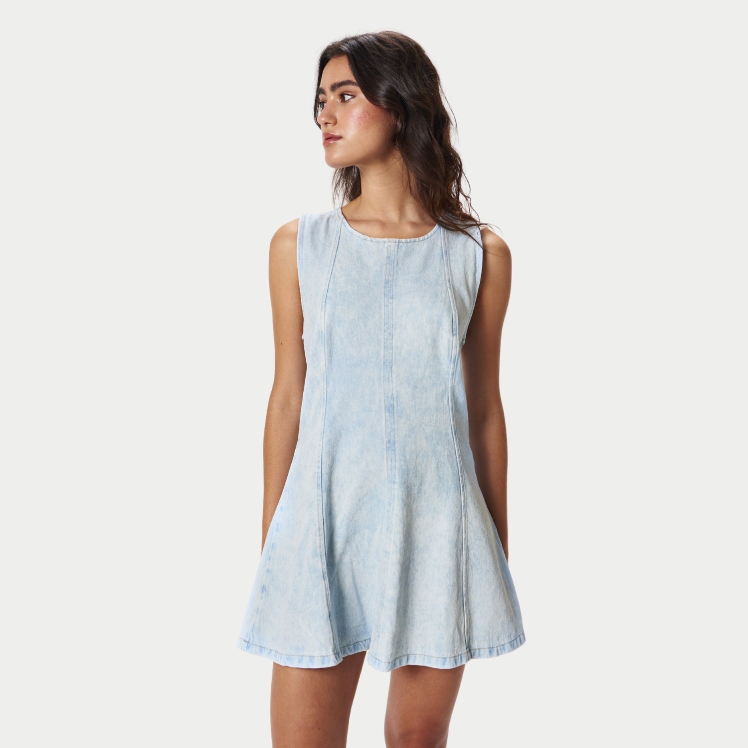 JORDY MINI DRESS BABY BLUE
