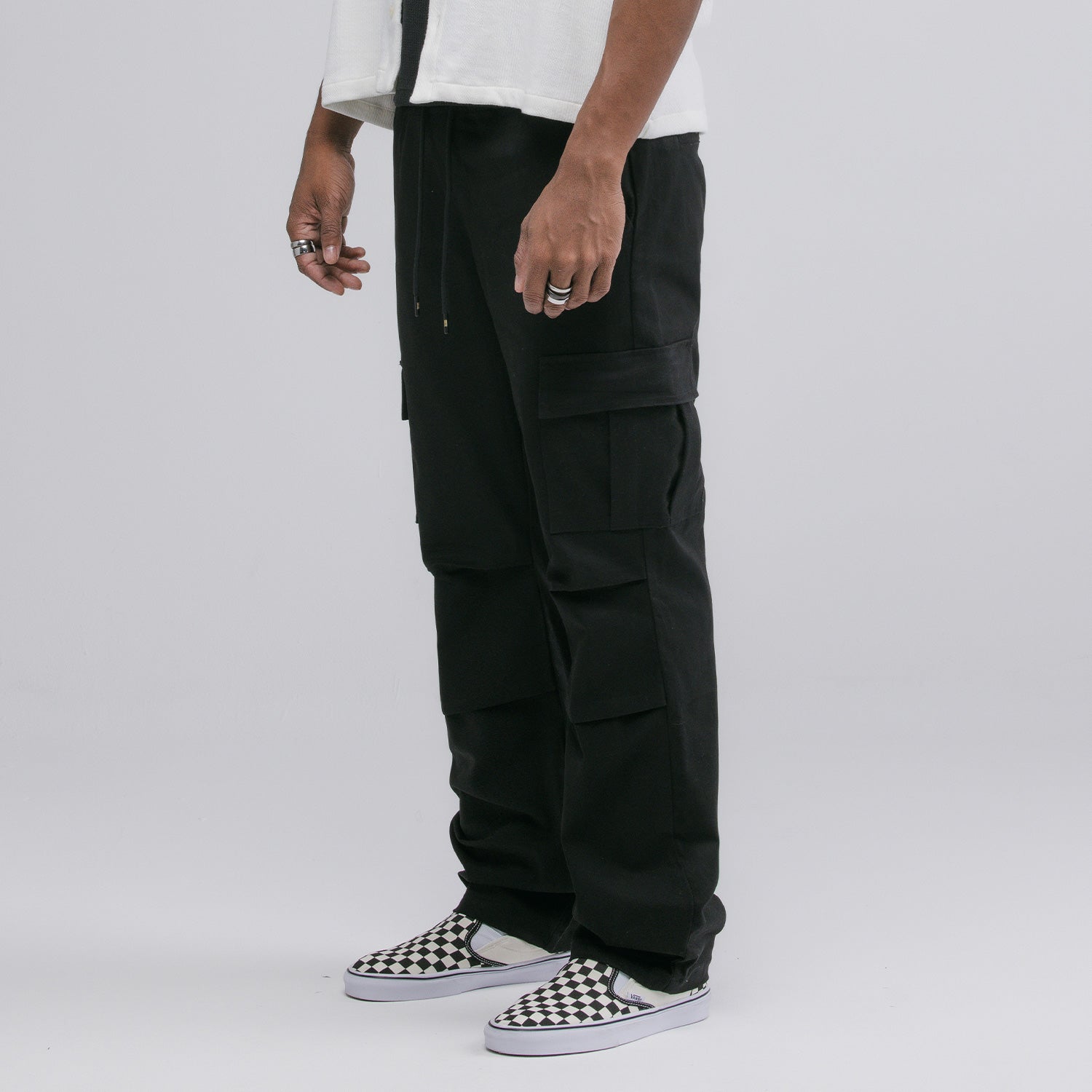 CLASSIC DRILL JOGGER - BLACK