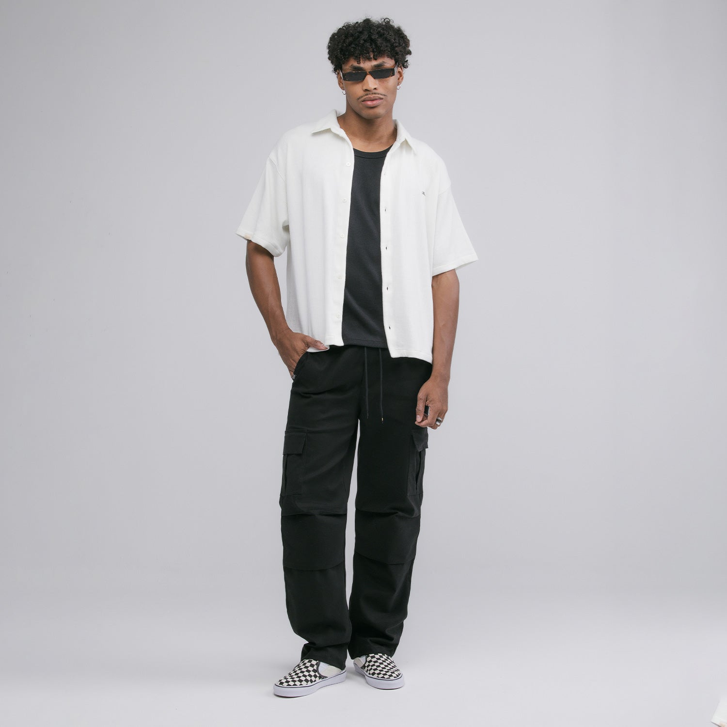 CLASSIC DRILL JOGGER - BLACK