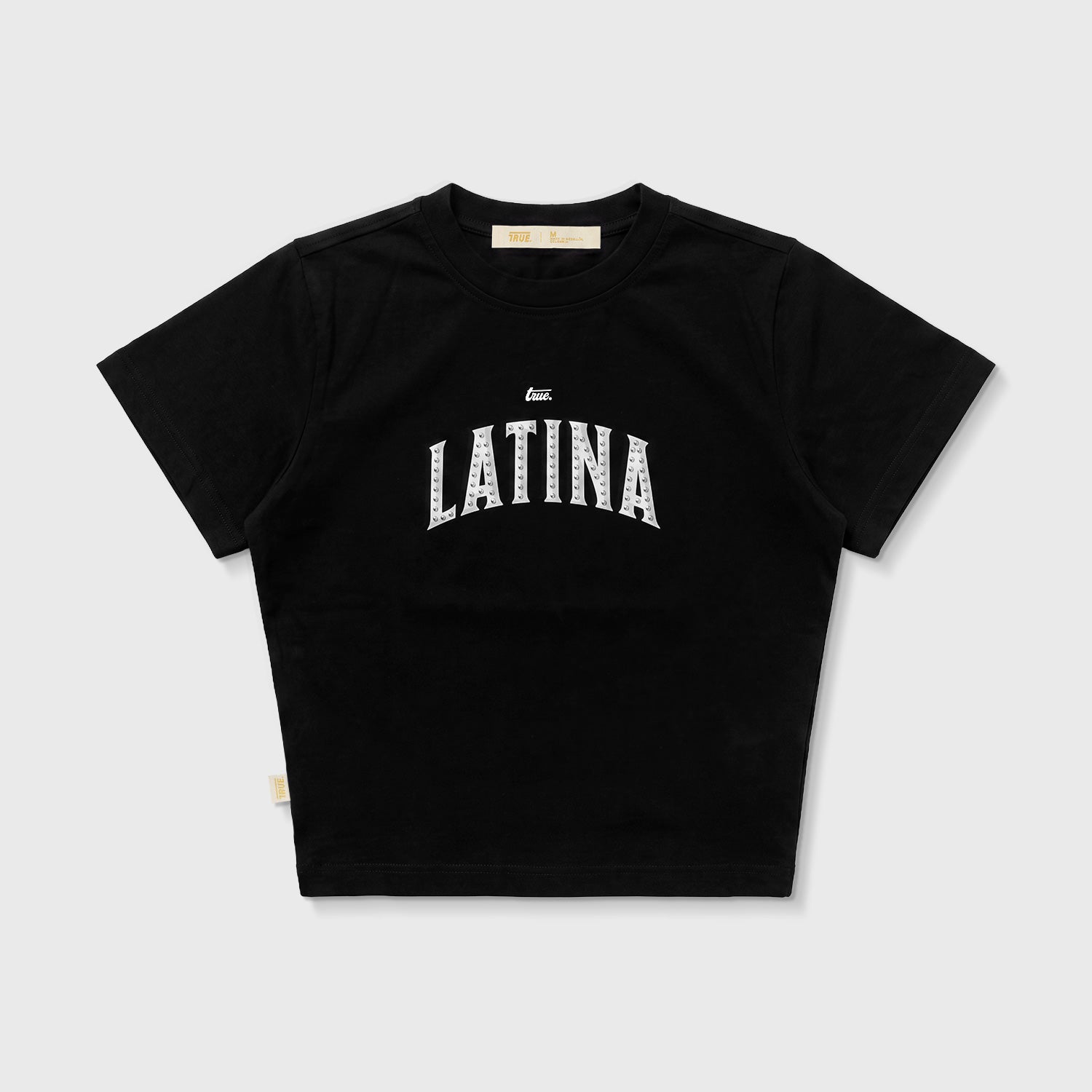 LATINA BABY TEE - BLACK