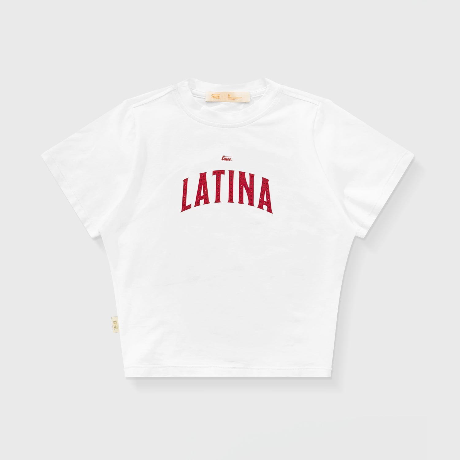 LATINA BABY TEE - WHITE