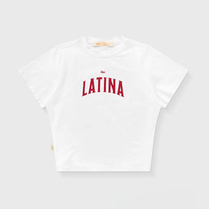 LATINA BABY TEE - WHITE