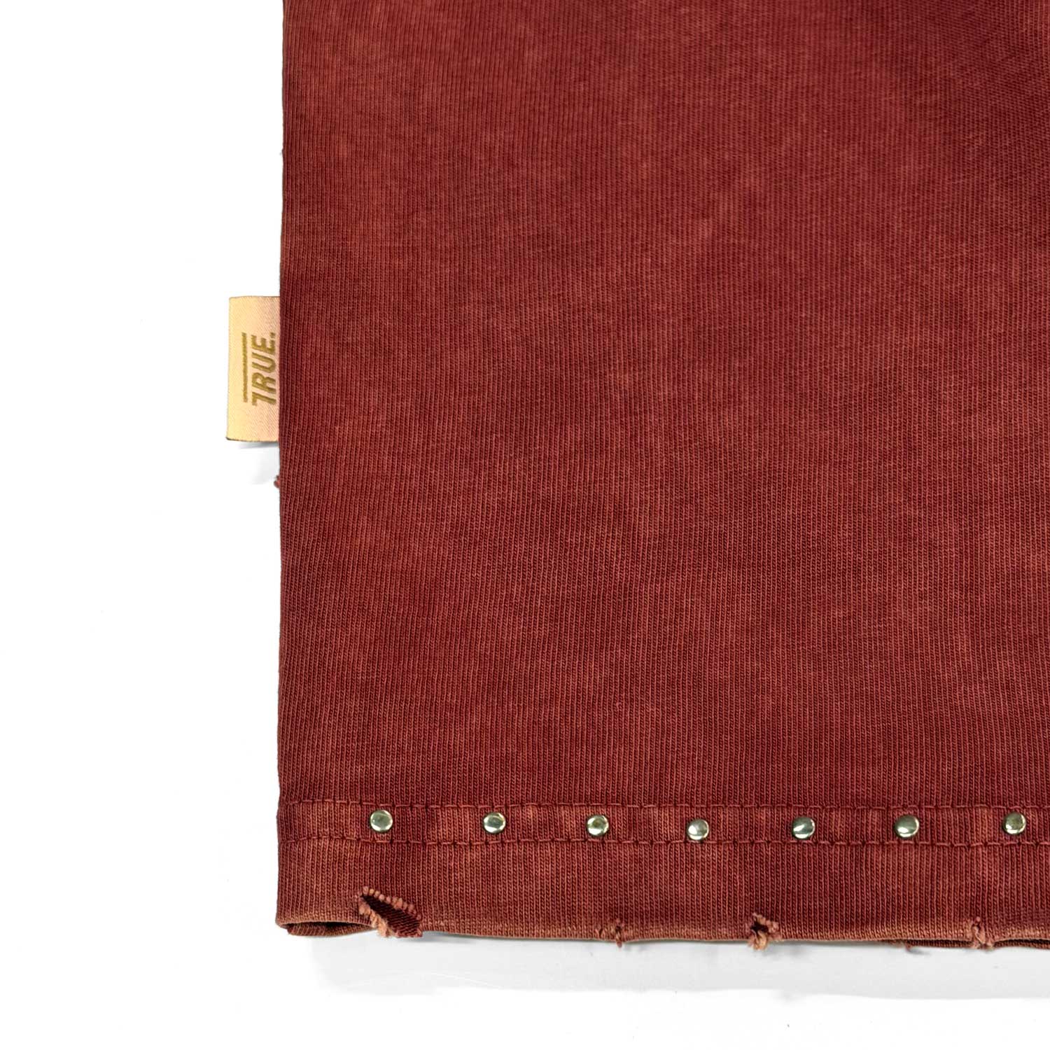 LATINOS VINTAGE BOXY TEE - BURGUNDY