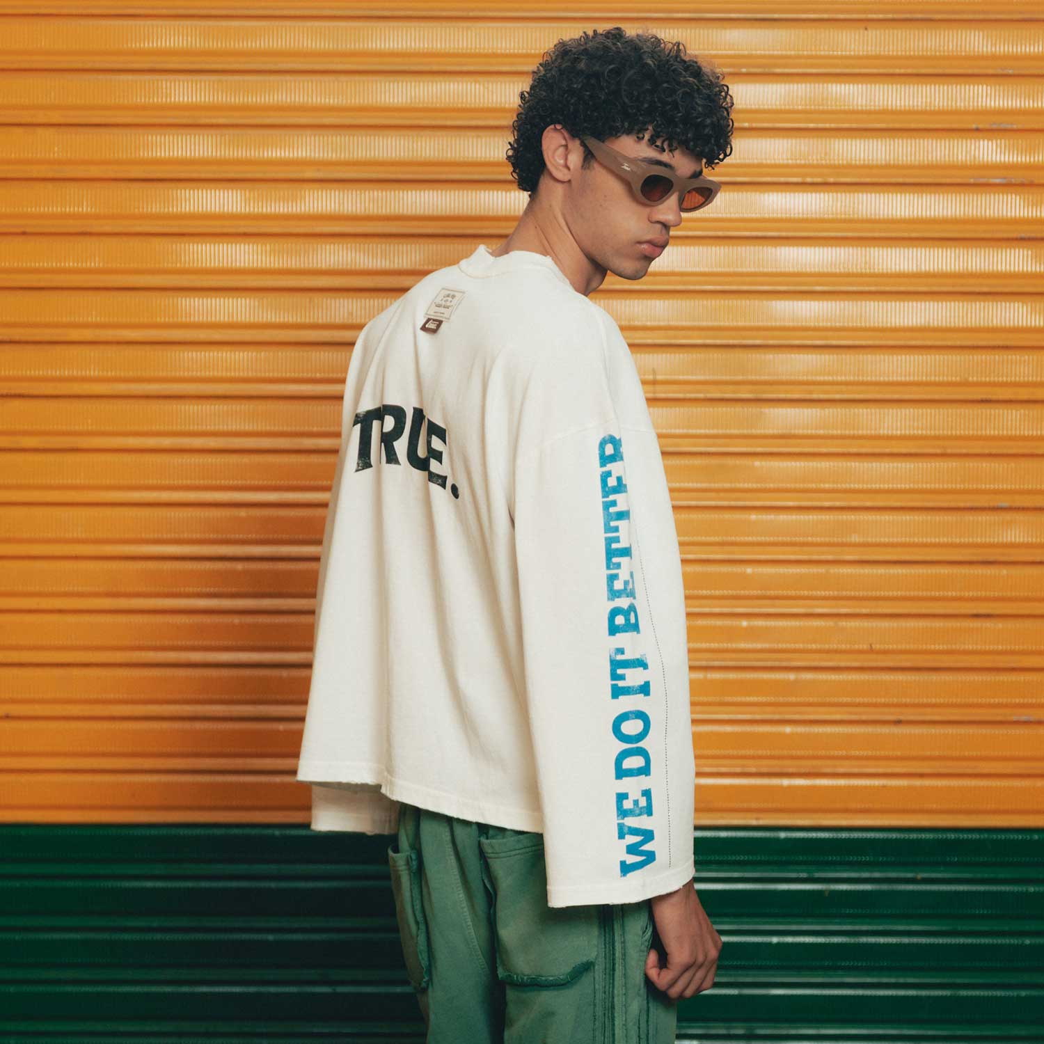 LATINOS WIDE SLEEVE LS - CREAM