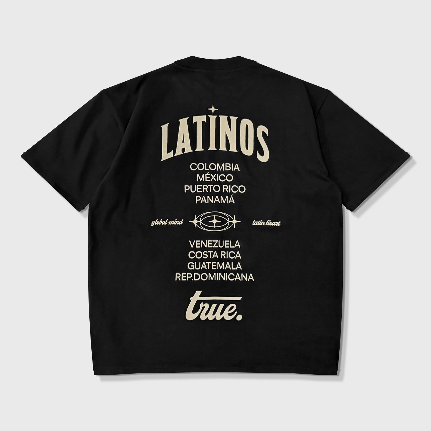 LATINOS OVERSIZED T-SHIRT - BLACK