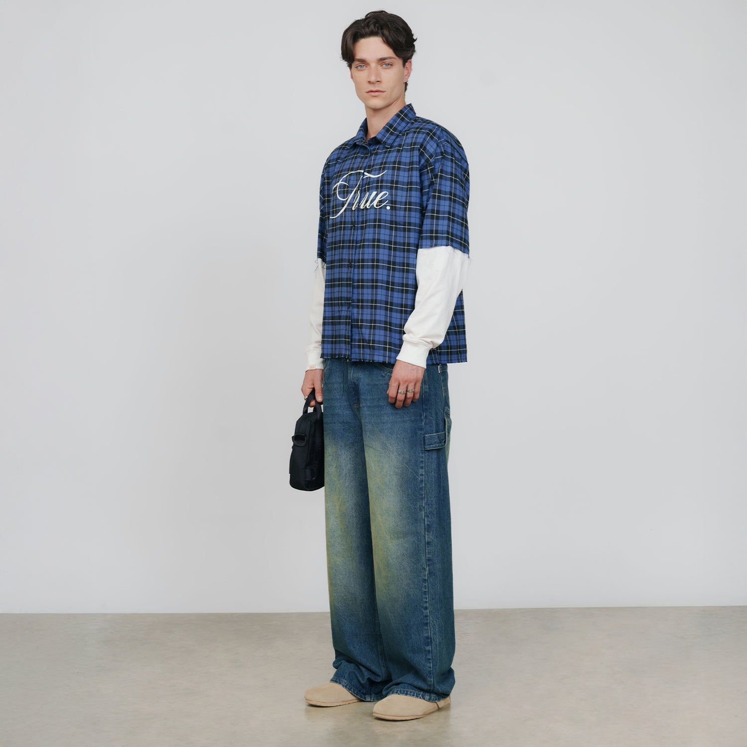 LAYER GRIND DS SHIRT - BLUE