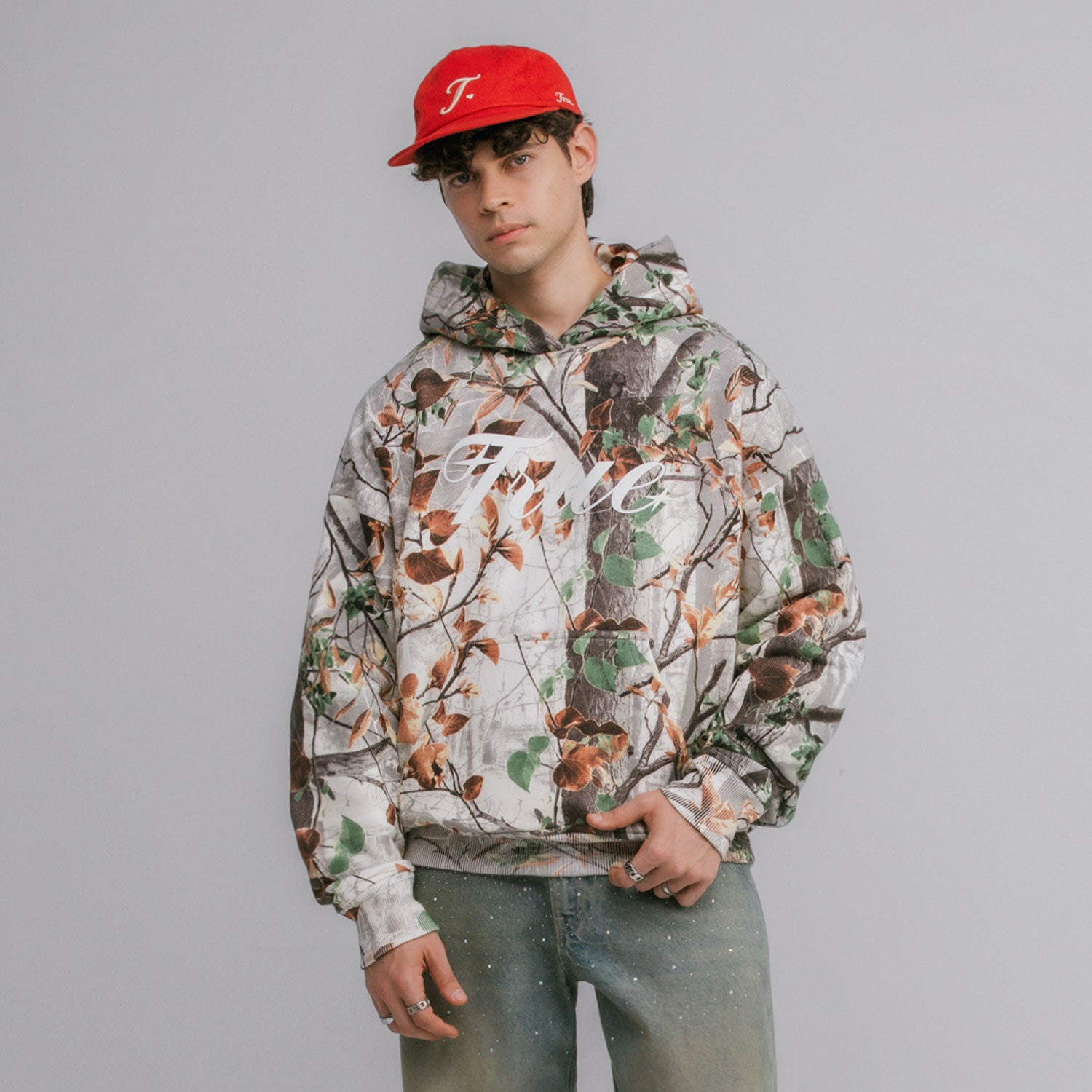 LEAF HOODIE - BROWN