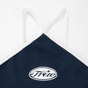 LOUNGE CUT-OUT BODYSUIT - NAVY BLUE
