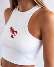 WHITE LOBSTER TANK TOP