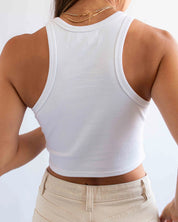 WHITE LOBSTER TANK TOP
