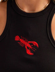 BLACK LOBSTER TANK TOP