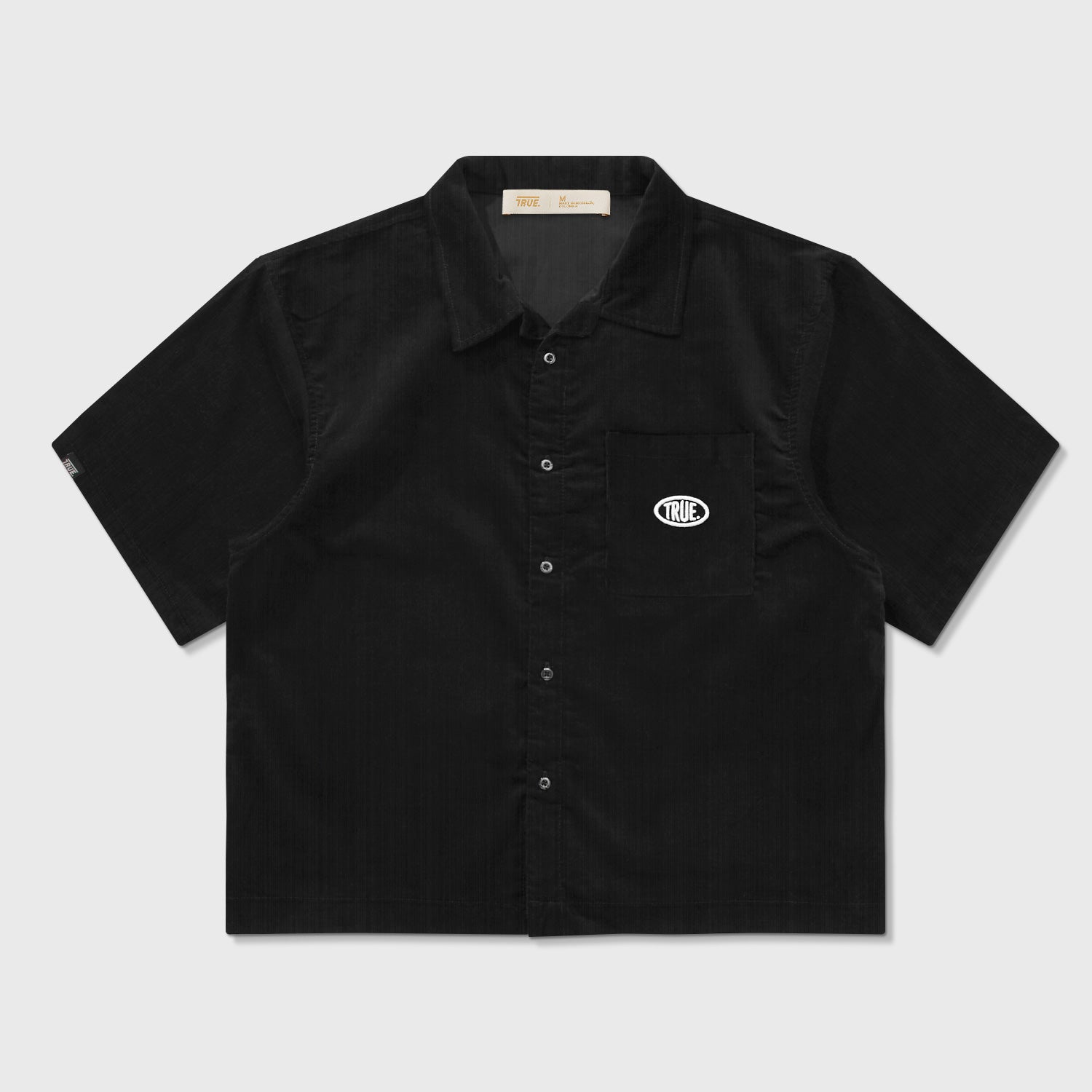 MIDNIGHT CORDUROY SHIRT - BLACK