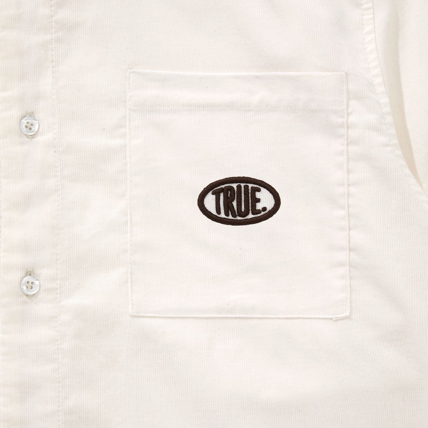MIDNIGHT CORDUROY SHIRT - CREAM