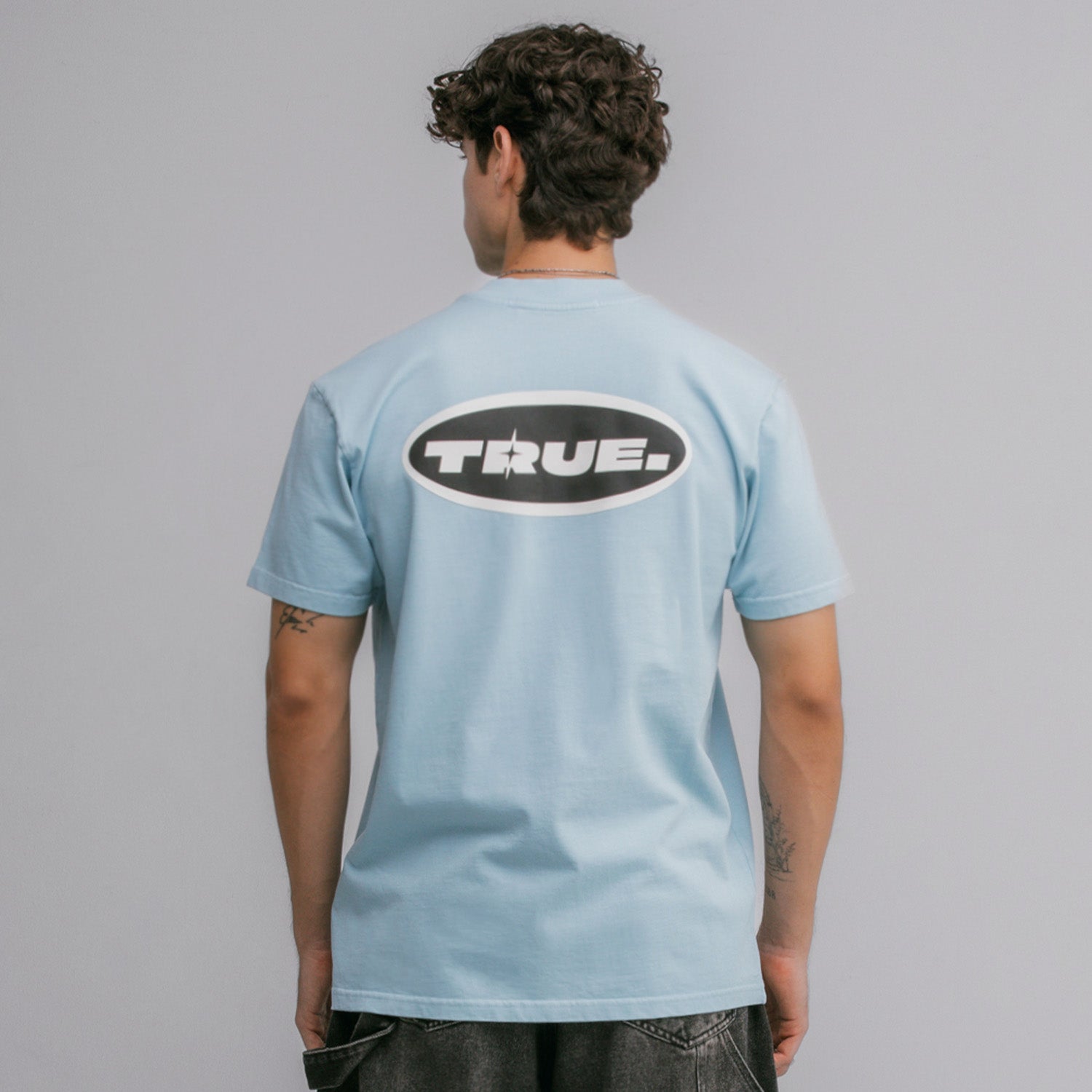 MOONLIGHT REGULAR T-SHIRT - PASTEL BLUE