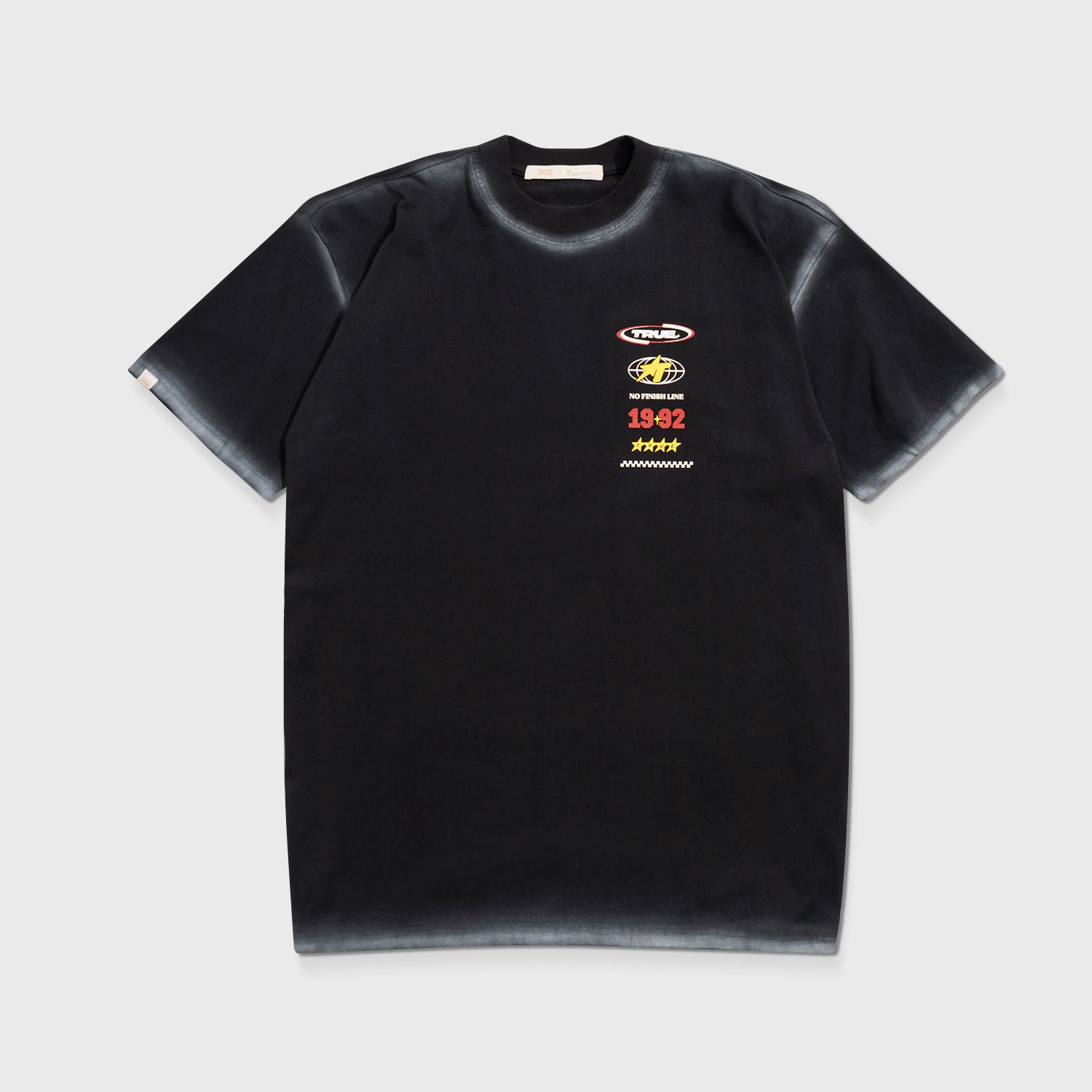NO FINISH LINE OVERSIZED T-SHIRT - BLACK