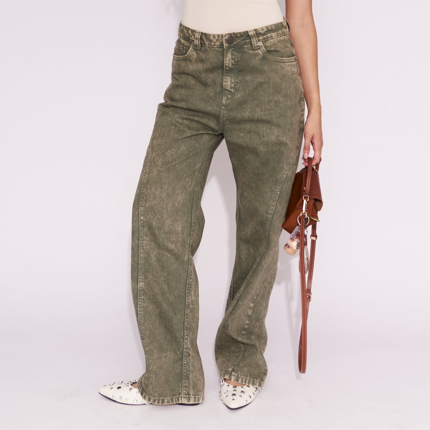 OLIVE PANTS