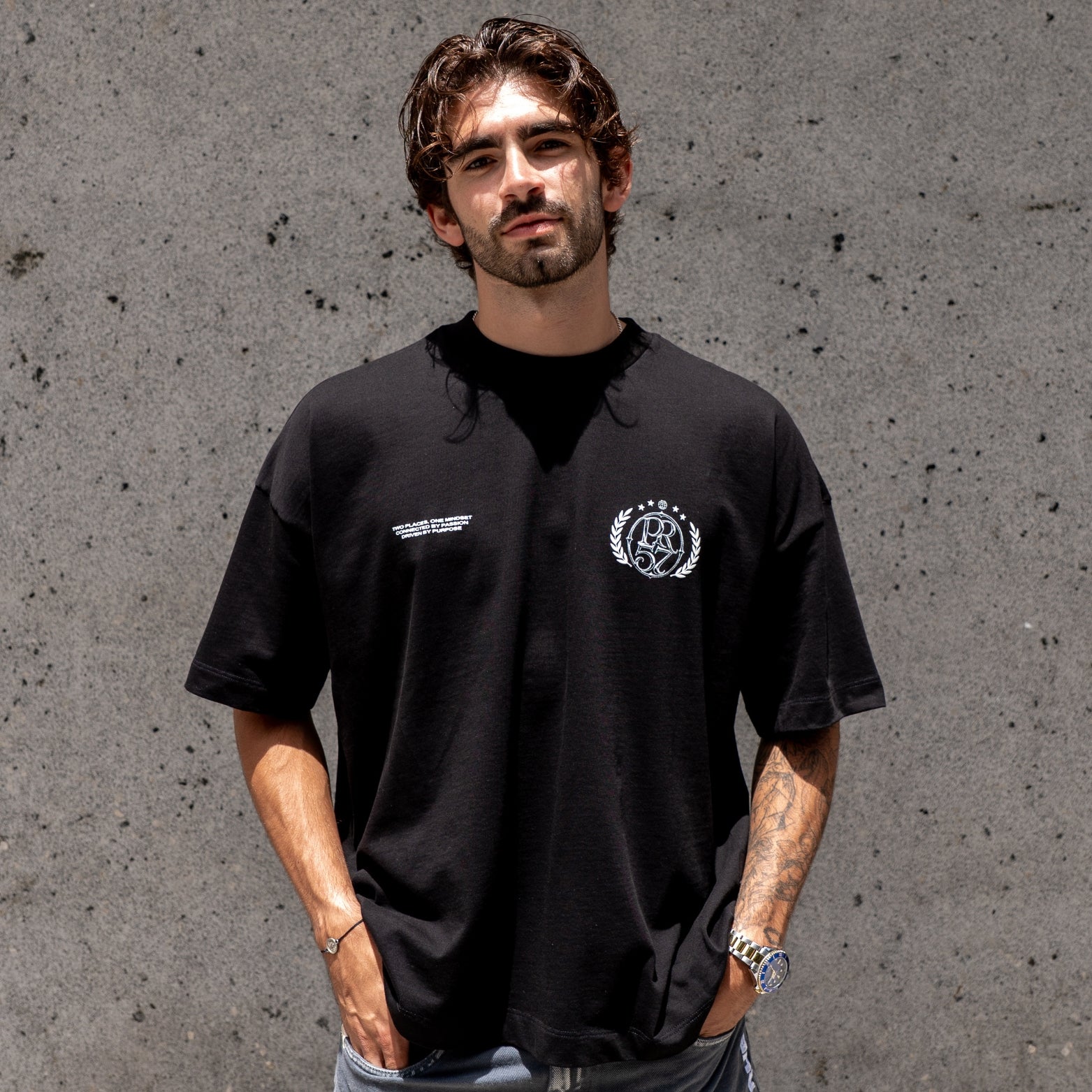 ONE CONNECTION T-SHIRT - BLACK