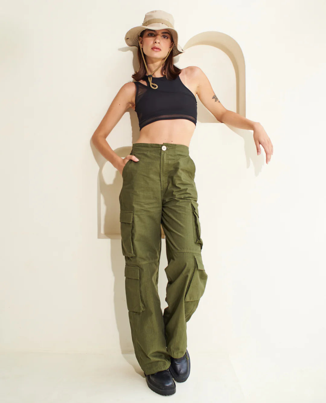 PARACHUTE PANTS VERDE