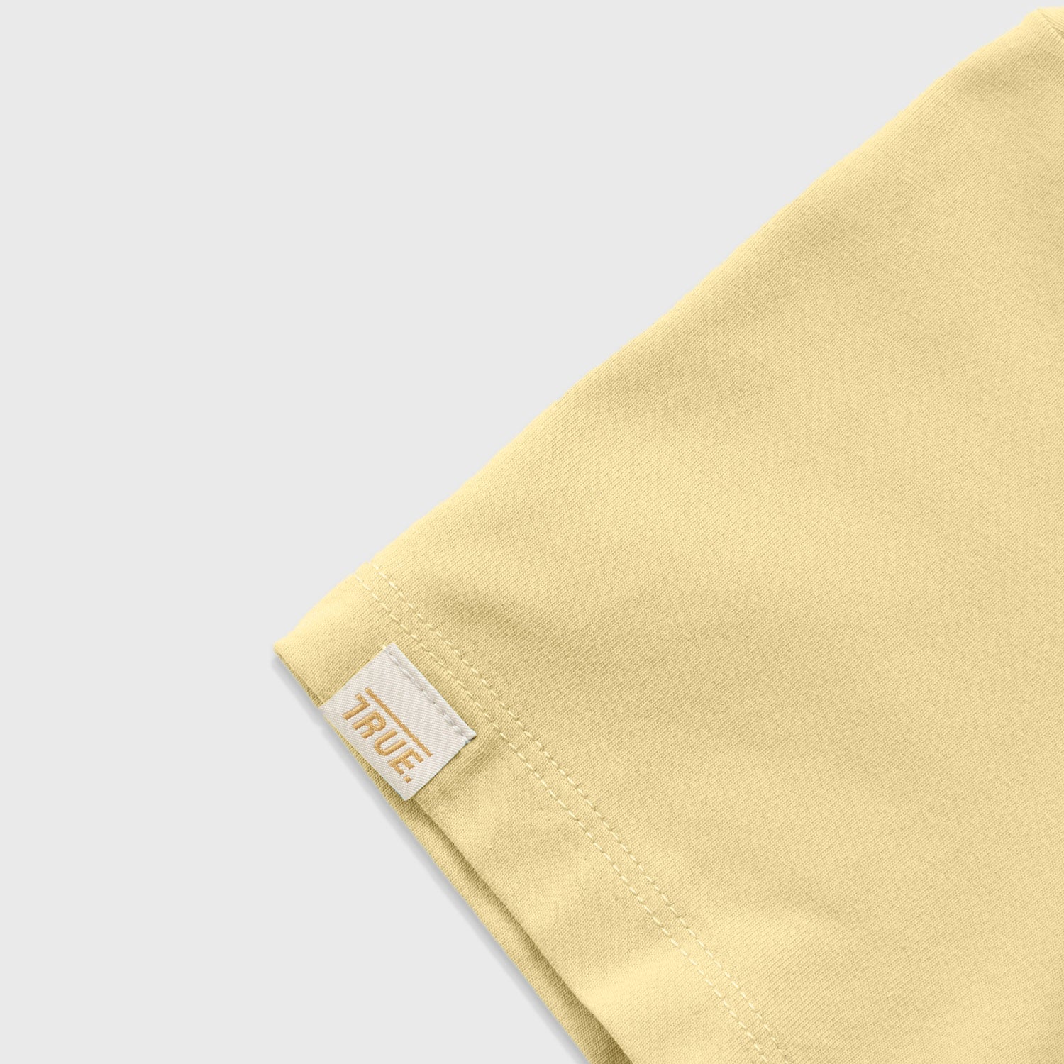 PASTEL FITTED TEE - BUTTER YELLOW