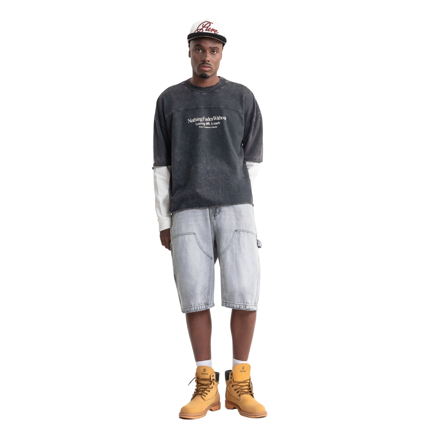 RUSTIC BLACK LONG SLEEVE T-SHIRT