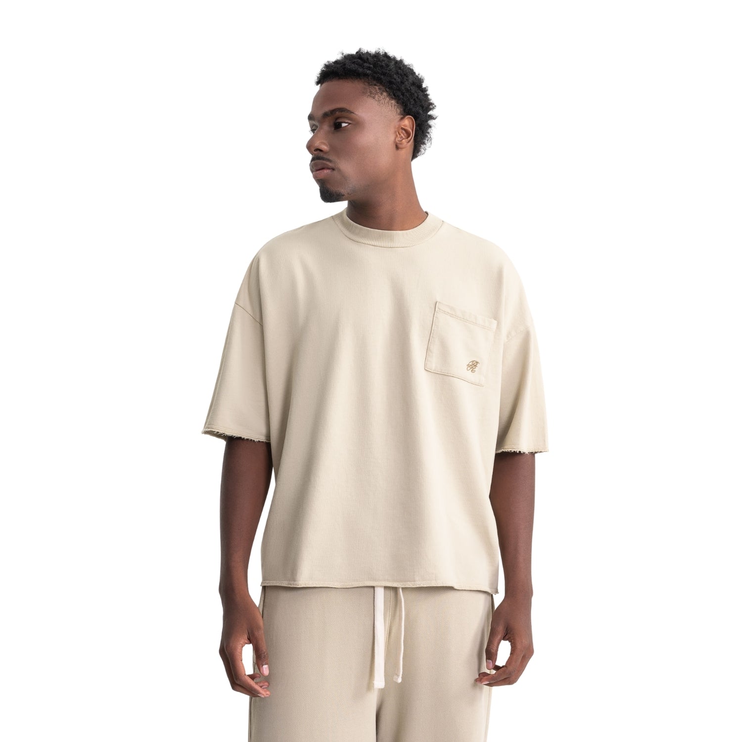 RUSTIC TAUPE POCKET T-SHIRT