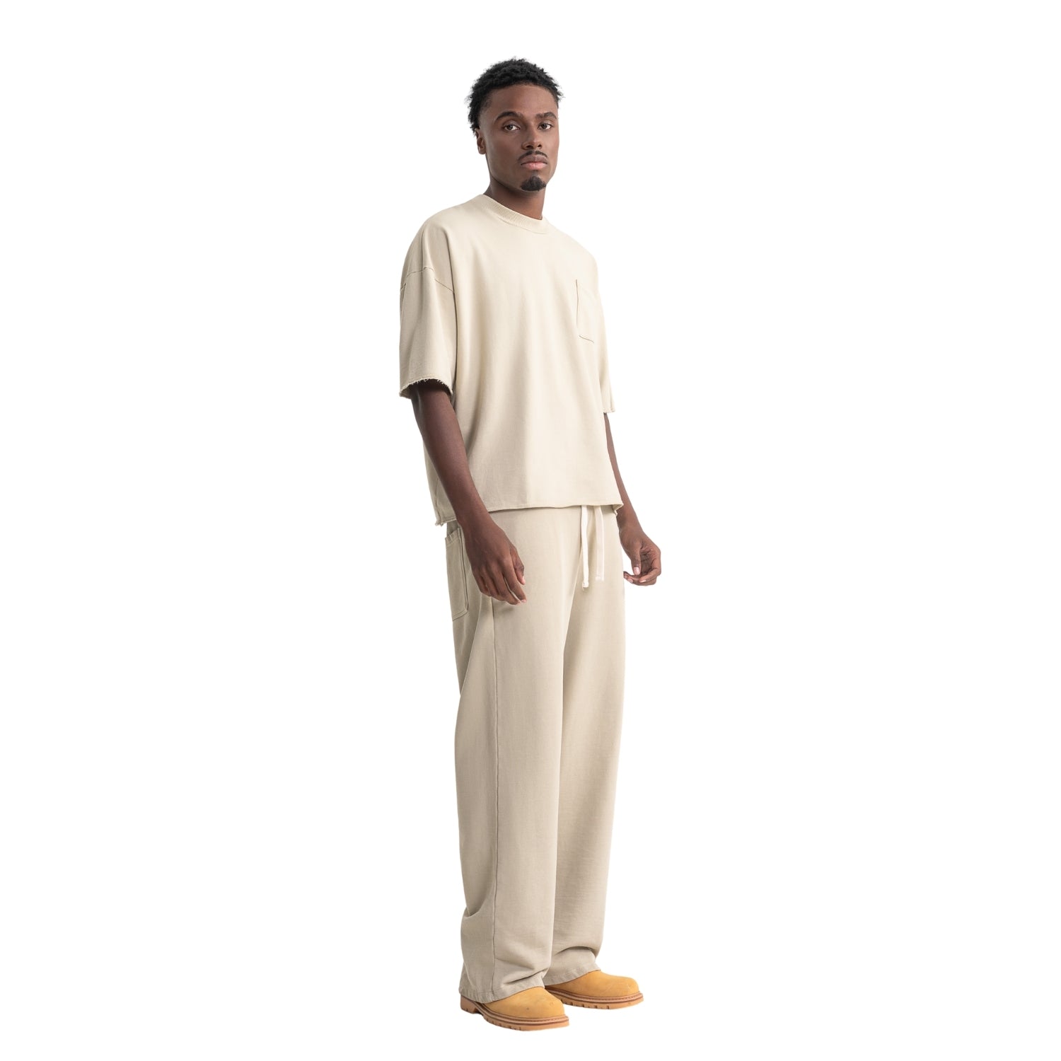 RUSTIC TAUPE POCKET T-SHIRT