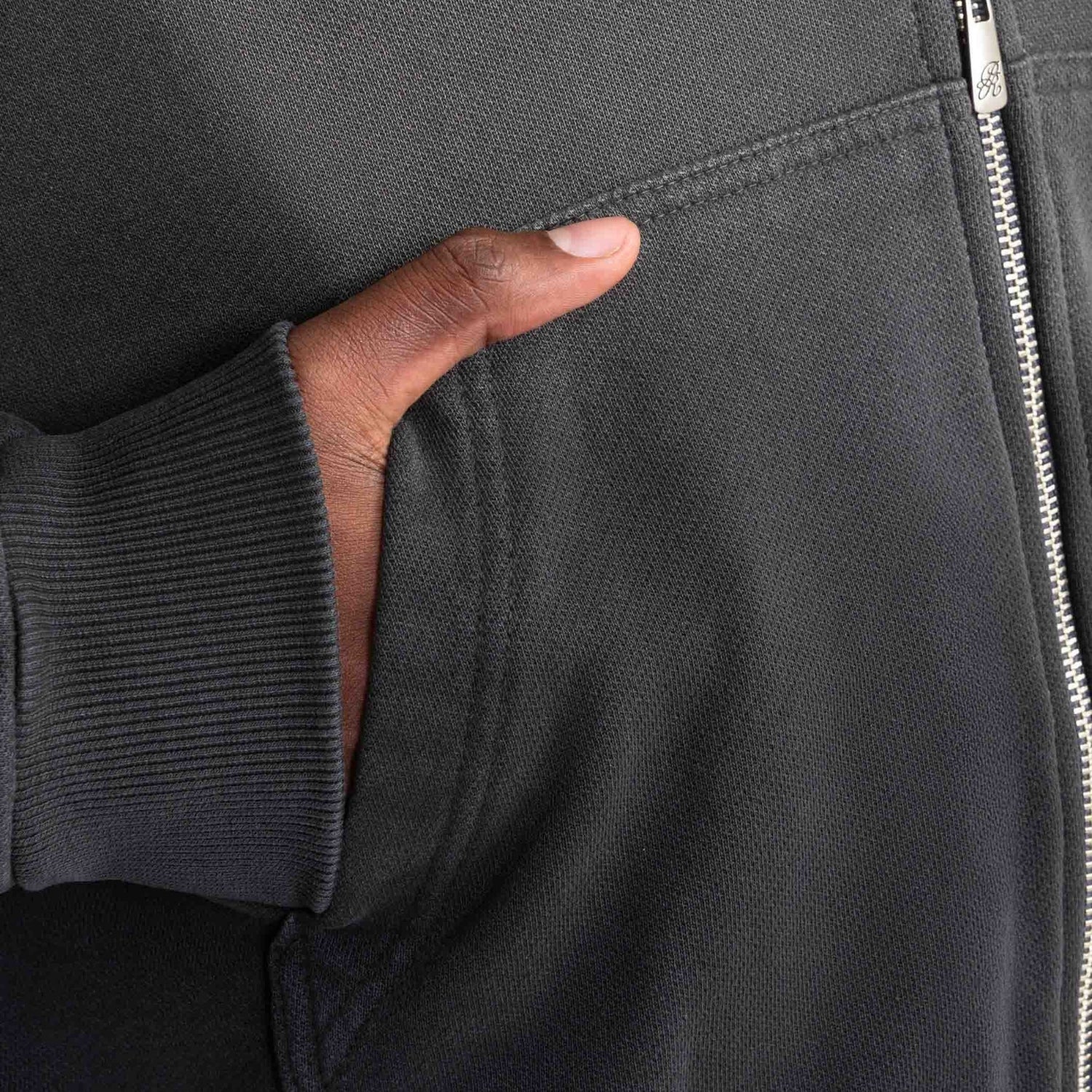 RUSTIC ZIPPER HOODIE