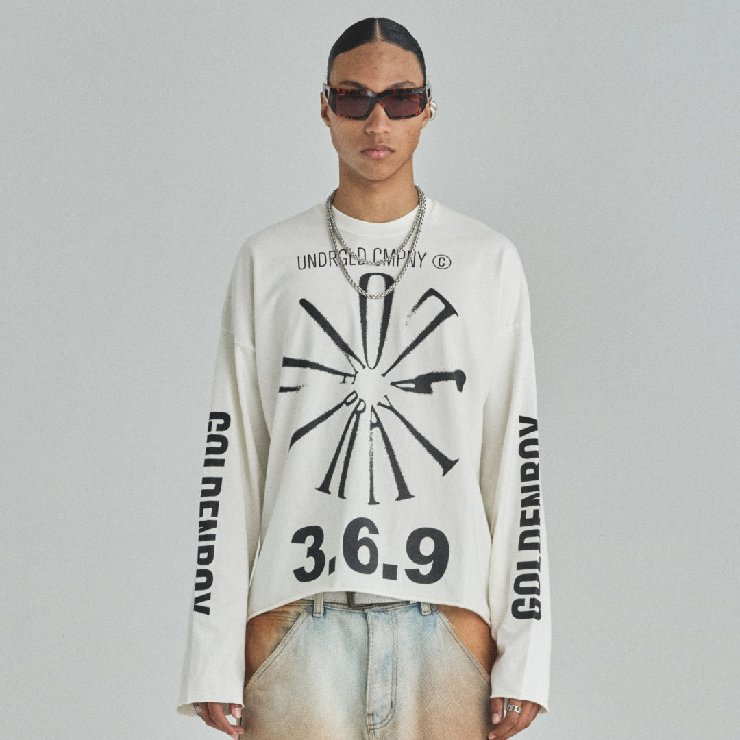 SPRING PRAY 4 LOVE LONG SLEEVE TSHIRT - WHITE