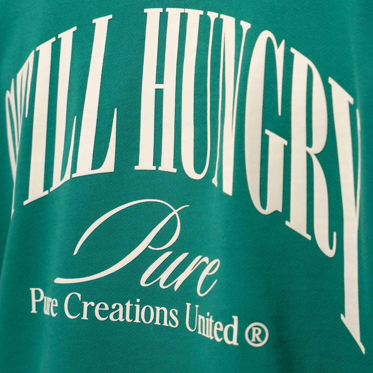 STILL HUNGRY GREEN PULLOVER
