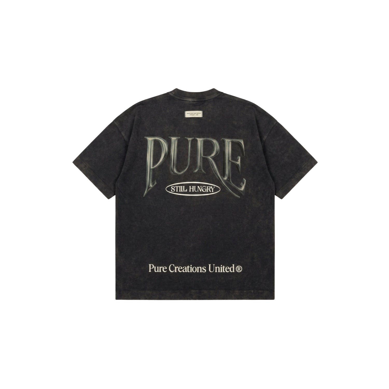 STILL HUNGRY WASHED GRAY T-SHIRT