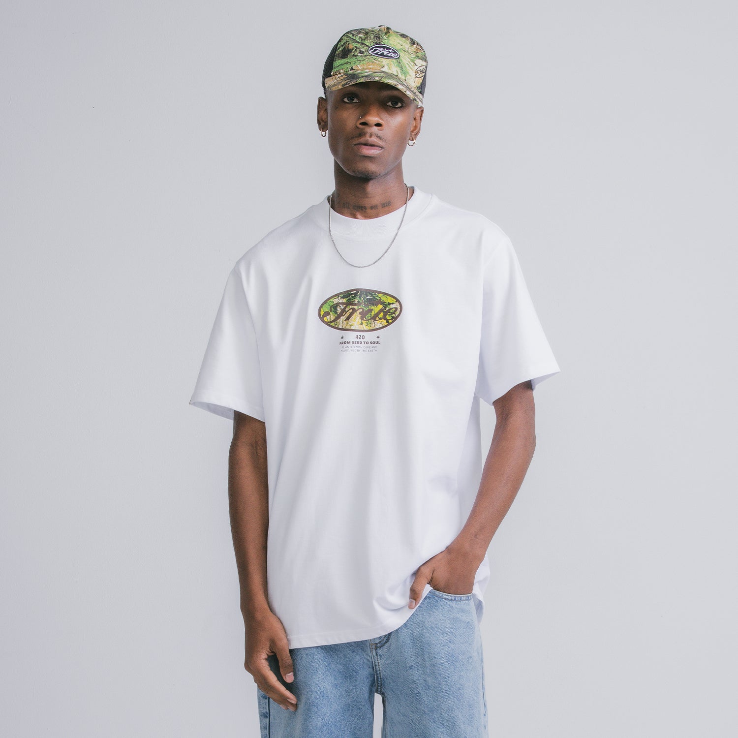SEED TO SOUL T-SHIRT - WHITE