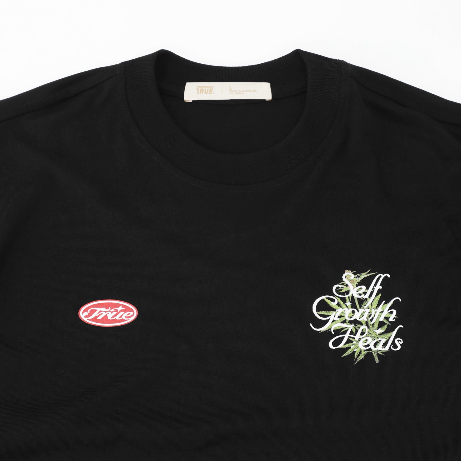 SELF GROWTH OVERSIZED T-SHIRT - BLACK