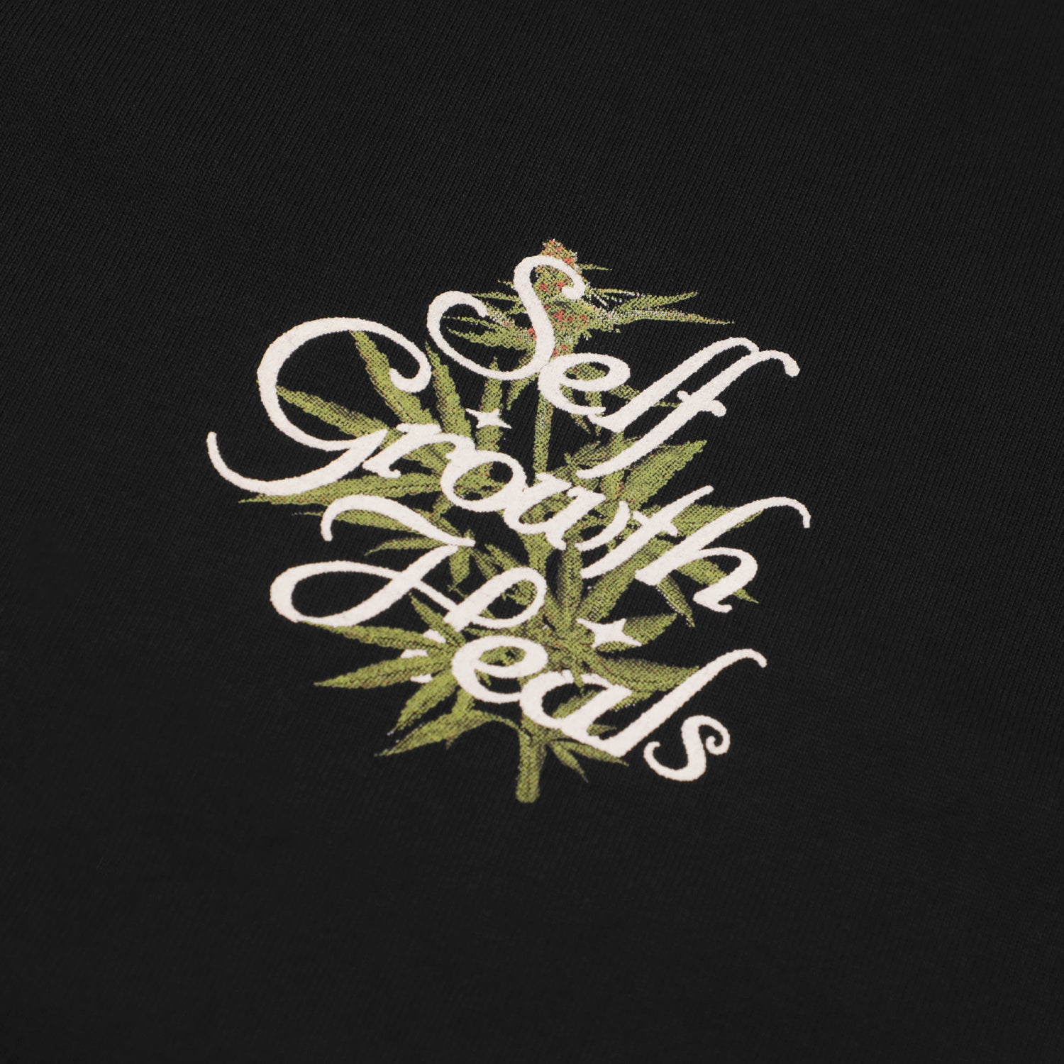 SELF GROWTH OVERSIZED T-SHIRT - BLACK