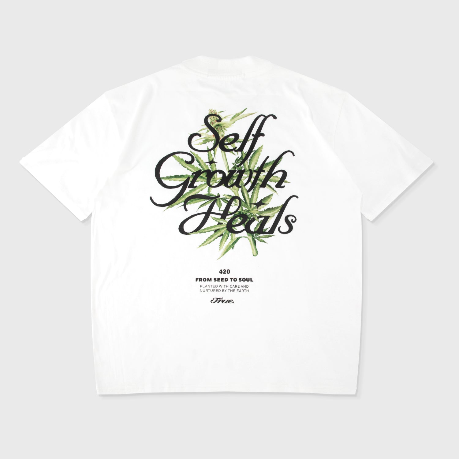 SELF GROWTH OVERSIZED T-SHIRT - CREAM